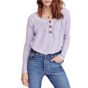 Free People Must Have Henley Knit Top